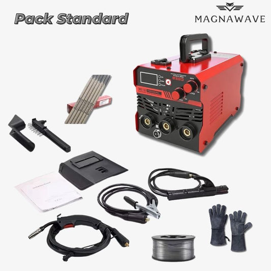 MagnPro 3X – Máquina de Soldar 3 em 1 MIG/MMA/TIG-Lift – Sem Gás, 220V, Qualidade Profissional