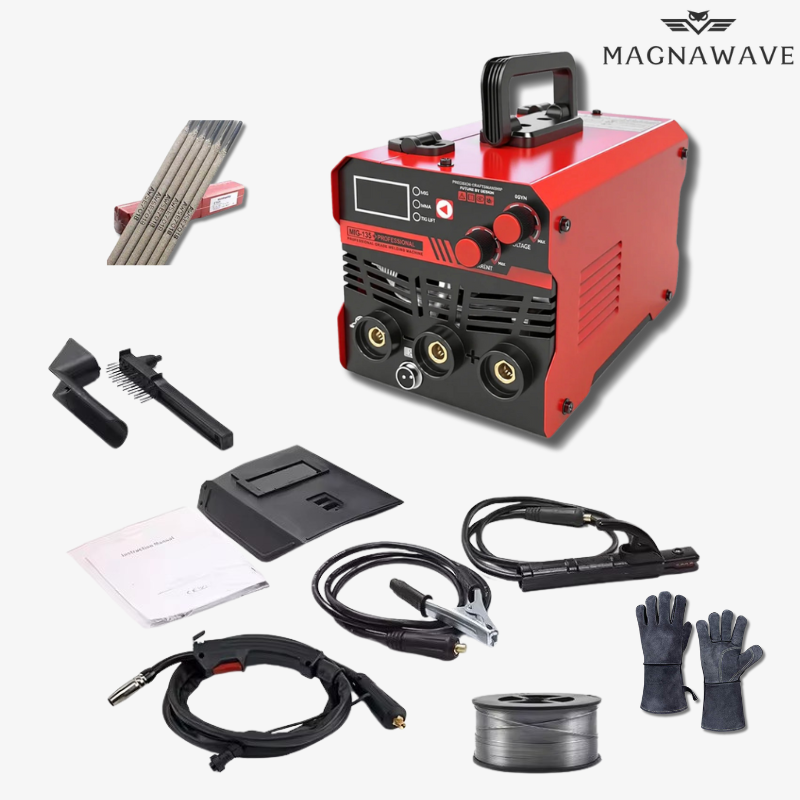 MagnPro 3X – Máquina de Soldar 3 em 1 TIG/MMA/MIG – Sem Gás, 220V, Qualidade Profissional